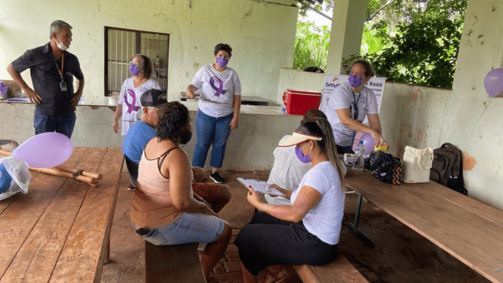 CAMPANHA TODOS CONTRA A HANSENÍASE NO ASSENTAMENTO PDS DA BARRA EM RIBEIRÃO PRETO