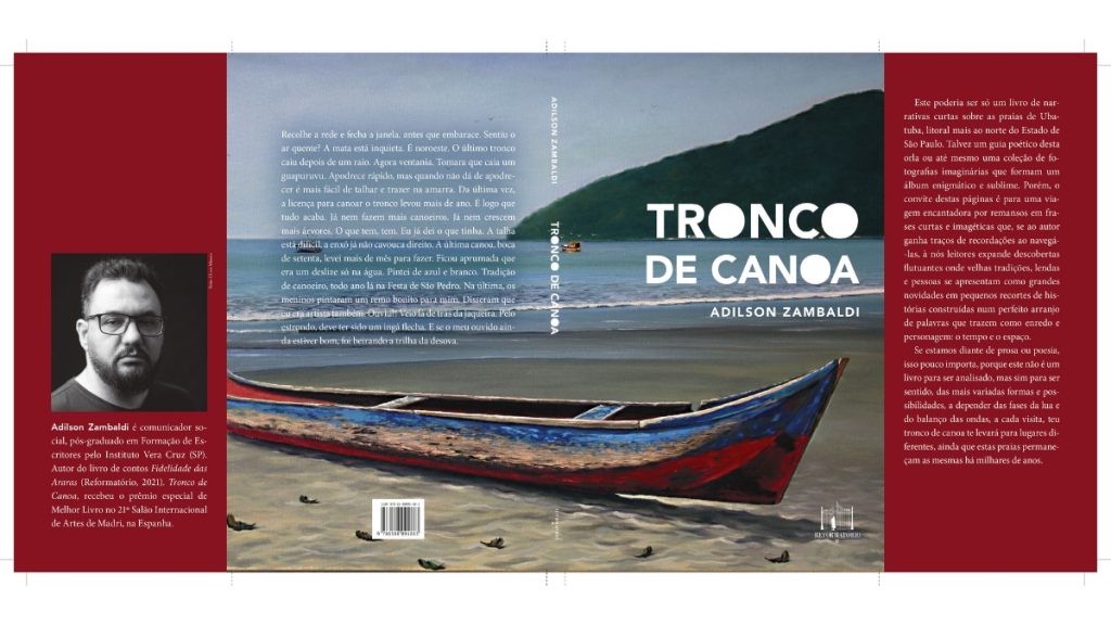 Tronco de canoa - Capa do livro